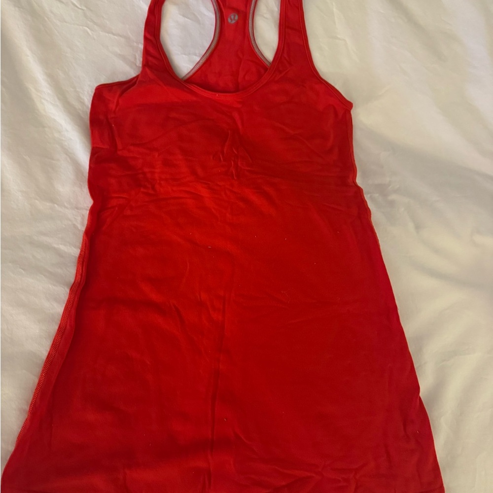 Lululemon Athletica Fiery Red Racerback Tank